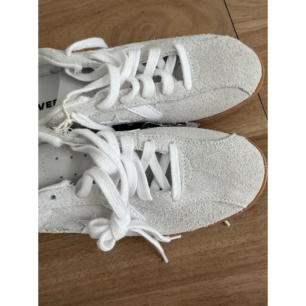 Converse All Star Classic Trainer White Suede Gum Sole Size 7.5 Men Women 9‎ New